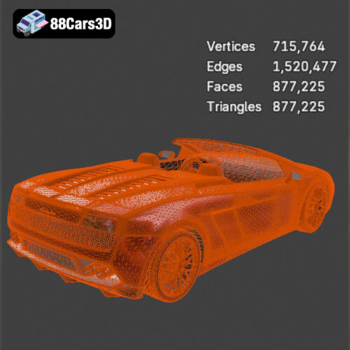 Lamborghini Gallardo LP560 4 Spyder 3D Model