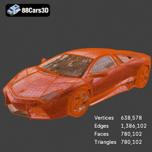 Lamborghini Reventon 2007 3D Model