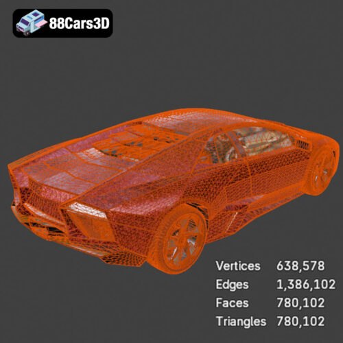 Lamborghini Reventon 2007 3D Model
