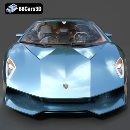Lamborghini Sesto Elemento-006 Lamborghini Sesto Elemento 3D Model