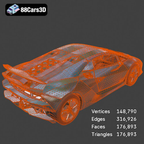 Lamborghini Sesto Elemento-009 Lamborghini Sesto Elemento 3D Model