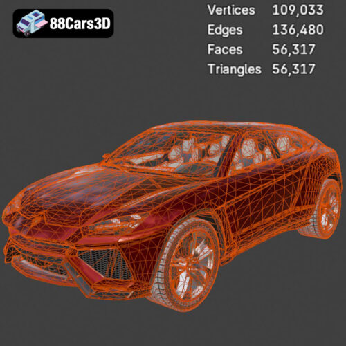 Lamborghini Urus 3D Model