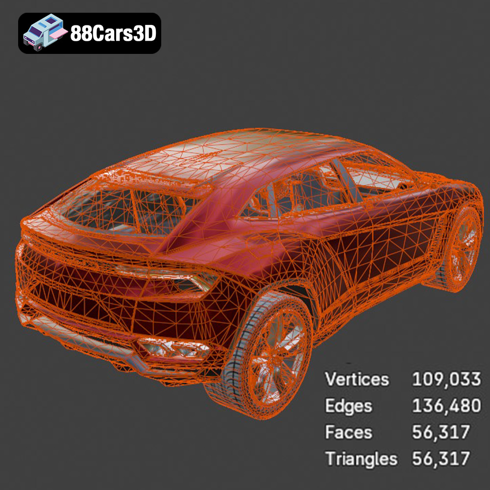 Lamborghini Urus 3D Model