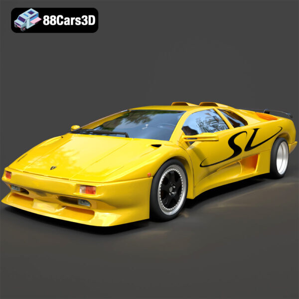 Lamborghini Diablo SV 1995 3D Model