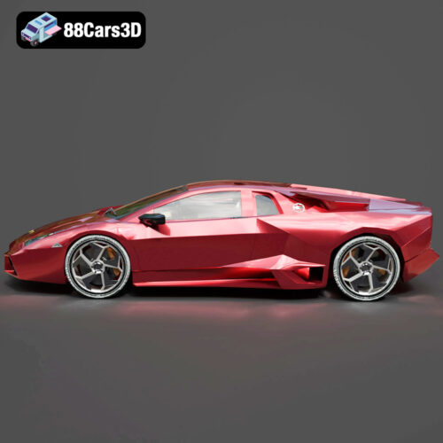 Lamborghini Reventon V12 3D Model 3D Printable STL
