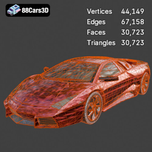 Lamborghini Reventon V12 3D Model