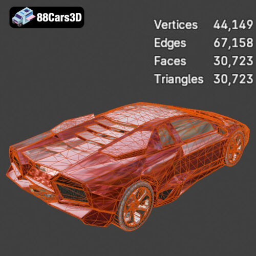 Lamborghini Reventon V12 3D Model