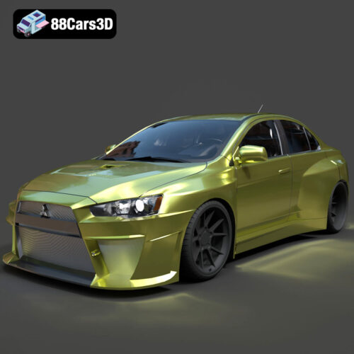Lancer Evolution 10 3D Model