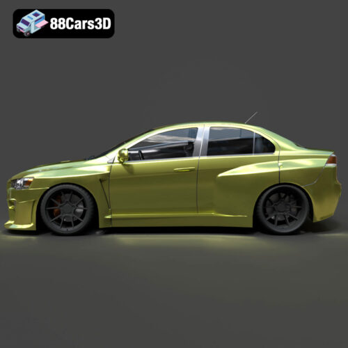 Lancer Evolution 10 3D Model