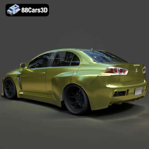 Lancer Evolution 10 3D Model
