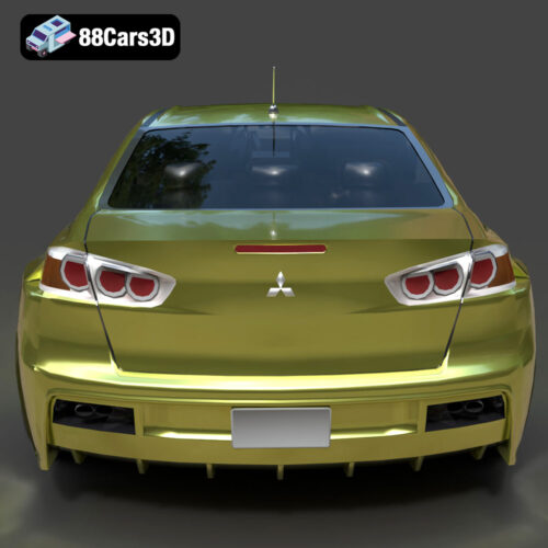 Lancer Evolution 10 3D Model