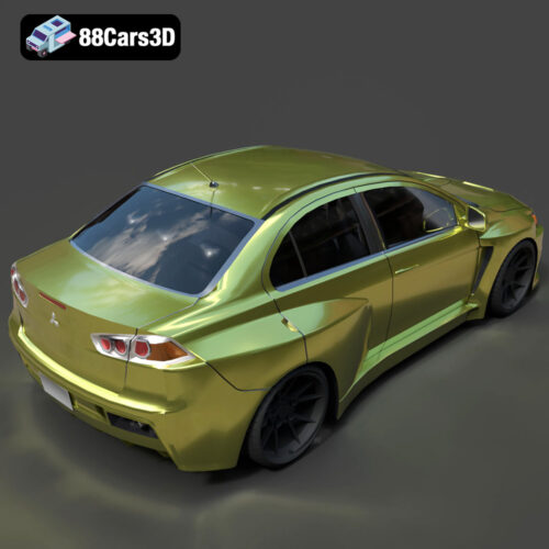 Lancer Evolution 10 3D Model