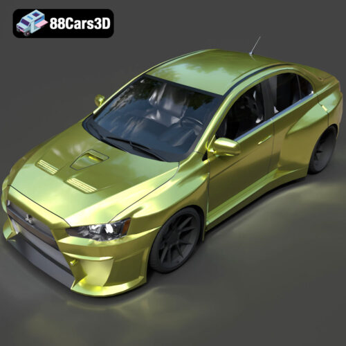 Lancer Evolution 10 3D Model