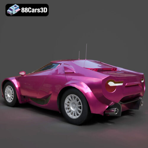 Lancia Stratos Fenomenon-003 Lancia Stratos Fenomenon 3D Model