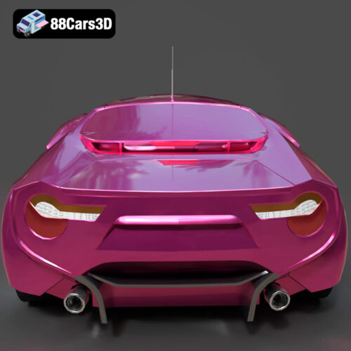 Lancia Stratos Fenomenon-004 Lancia Stratos Fenomenon 3D Model