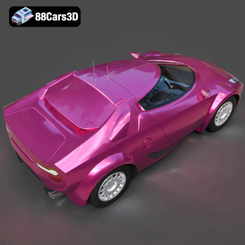 Lancia Stratos Fenomenon-005 Lancia Stratos Fenomenon 3D Model