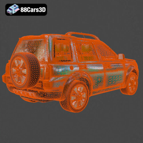 Car Land Rover Freelander Td4 2004 3D Model