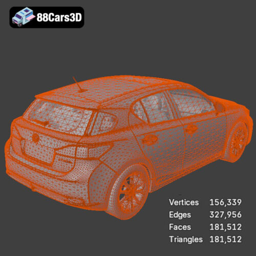 Lexus CT 200h 3D Model