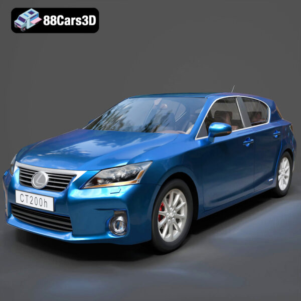 Lexus CT 200h 2011-001 Lexus CT 200h 2011 3D Model