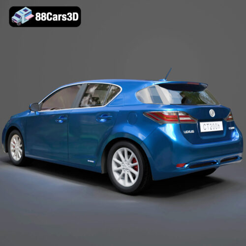 Lexus CT 200h 2011 3D Model