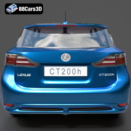 Lexus CT 200h 2011 3D Model