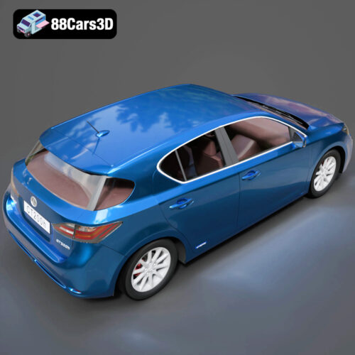 Lexus CT 200h 2011 3D Model