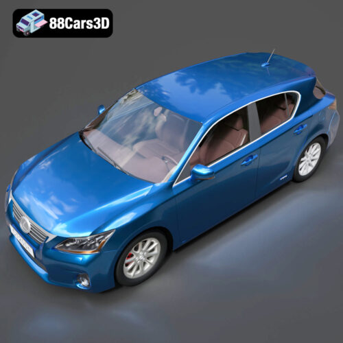 Lexus CT 200h 2011 3D Model