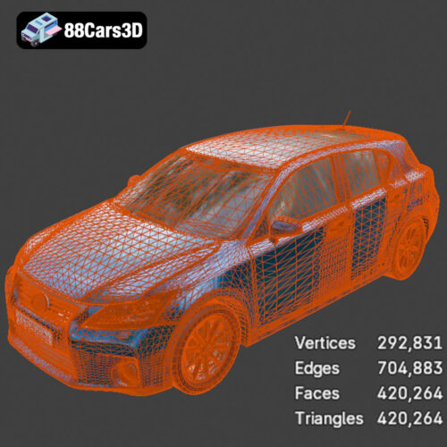 Lexus CT 200h 2011 3D Model