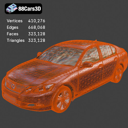 Lexus GS 2005 3D Model