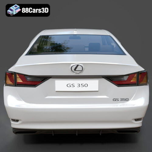 Lexus GS350 2013-004 Lexus GS350 2013 3D Model