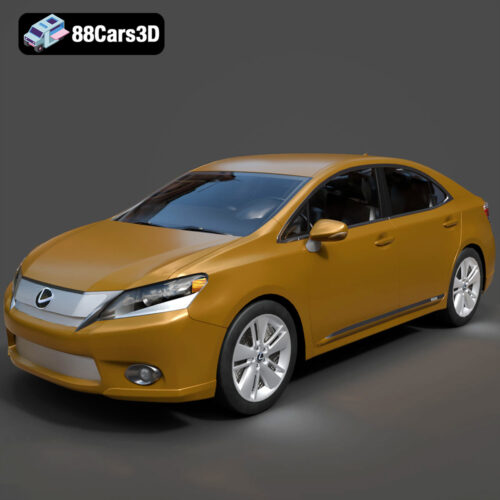 Lexus-HS-250H-001 Lexus HS 250H 3D Model