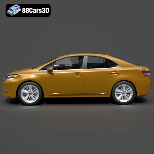 Lexus-HS-250H-002 Lexus HS 250H 3D Model