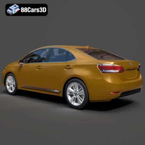 Lexus-HS-250H-003 Lexus HS 250H 3D Model