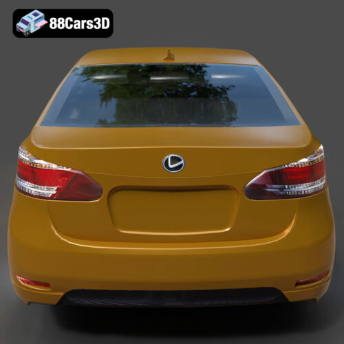 Lexus-HS-250H-004 Lexus HS 250H 3D Model