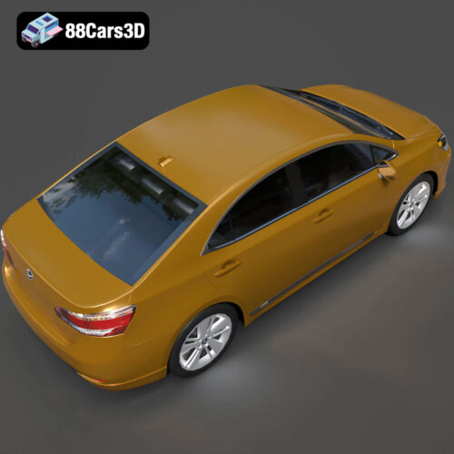 Lexus-HS-250H-005 Lexus HS 250H 3D Model