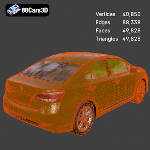 Lexus-HS-250H-009 Lexus HS 250H 3D Model