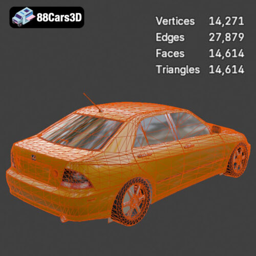 Lexus IS 300 3D Model