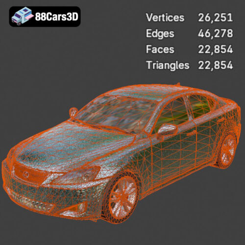 Lexus IS 350 3D Model