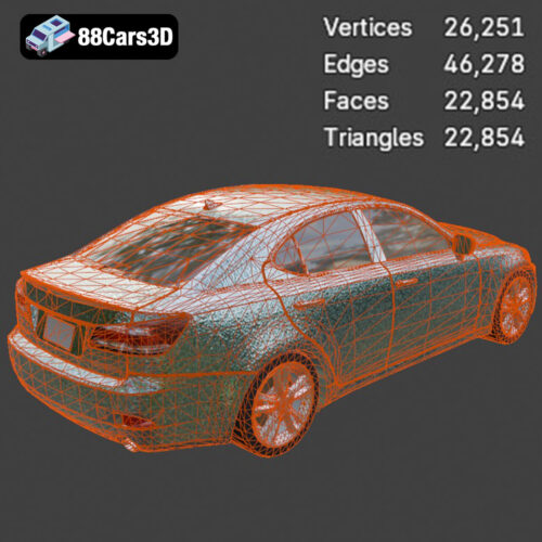 Lexus IS 350 3D Model