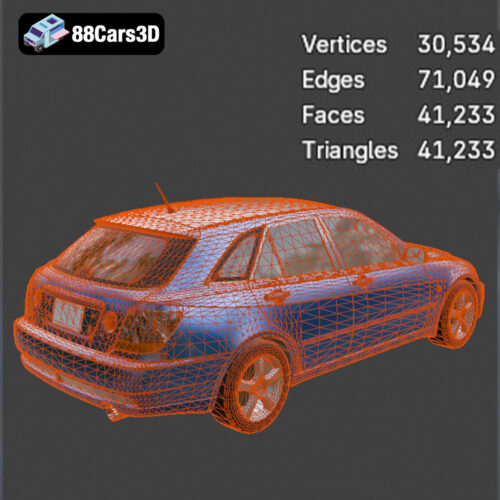 Lexus IS SportCross-Toyota Altezza Gita 3D Model