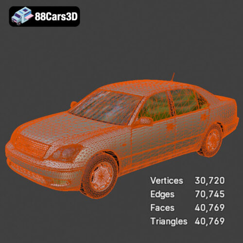 Lexus LS 430 3D Model