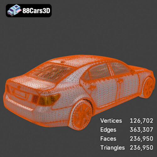 Lexus LS 460 3D Model