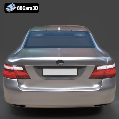 Lexus LS 460 2007 3D Model