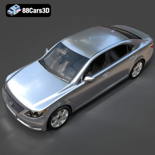 Lexus LS 460 2007 3D Model