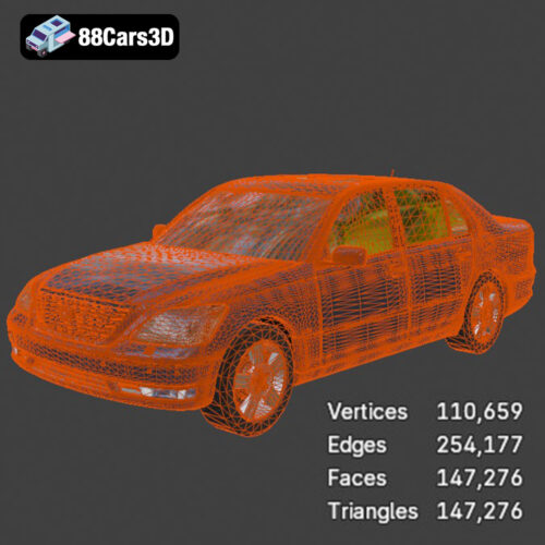 Lexus LS430 3D Model