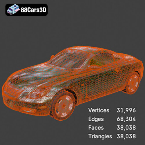 Lexus SC430 3D Model