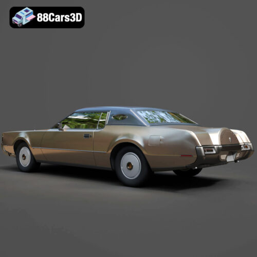 Lincoln Continental Mark IV 1972-003 Lincoln Continental Mark IV 1972 3D Model