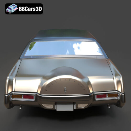 Lincoln Continental Mark IV 1972-004 Lincoln Continental Mark IV 1972 3D Model
