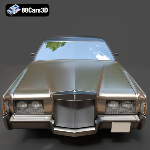 Lincoln Continental Mark IV 1972-006 Lincoln Continental Mark IV 1972 3D Model