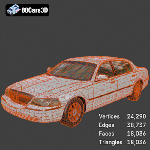 Lincoln Town Car 3D Model